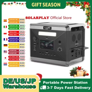 SOLARPLAY 675000mAh Portable Power Station 2400W  2160Wh